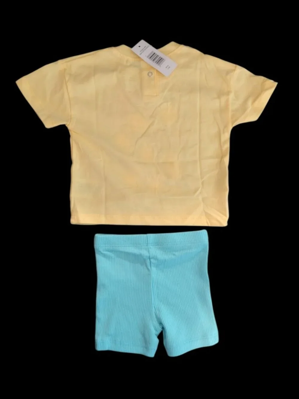 Barbie Baby Girls Graphic Tee & Bike Shorts 2‑Piece Set